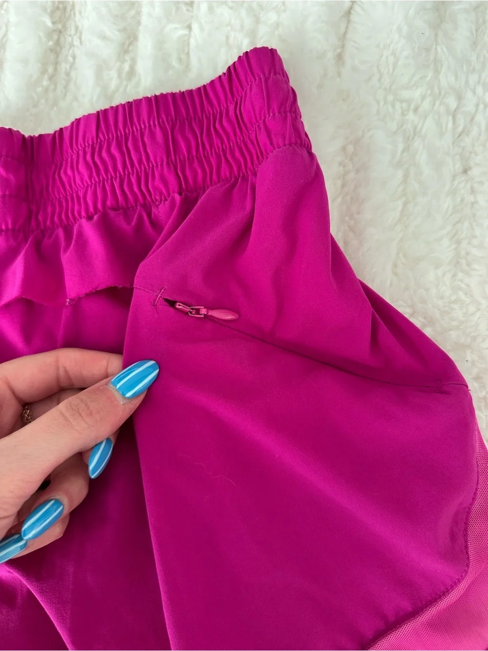 Athleta Fuchsia Athletic Shorts Size XXS - Picture 5 of 6
